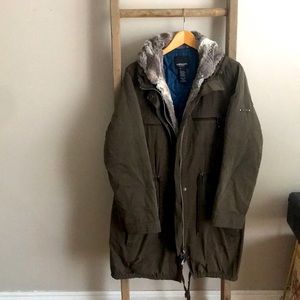 Dark grey Olsen Autumn Coat